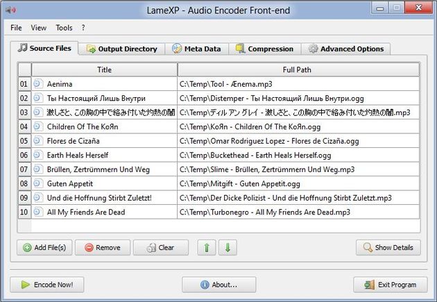 LameXP, conversor de audio gratuito para Windows