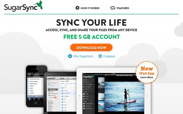SugarSync, otro servicio de almacenamiento en la nube con 5 Gb gratuitos