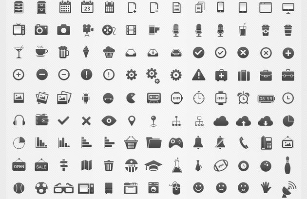 Un set con 350 iconos variados y gratuitos