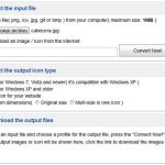 ConvertICO, aplicación web gratuita para convertir cualquier imagen en un icono