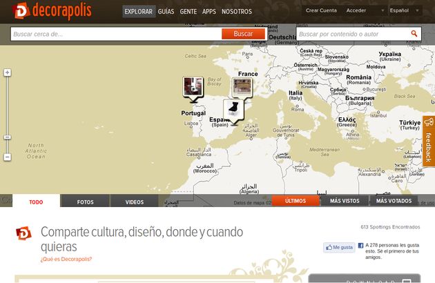 Decorapolis, red social en español para los amantes de la decoración y el diseño