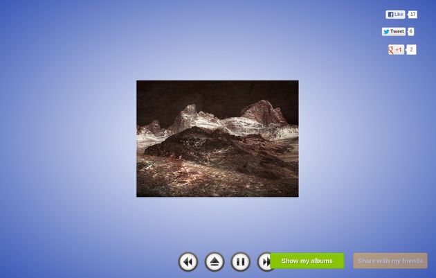 Facebook Impress, crea pases de diapositivas con tus álbumes de Facebook y compártelos