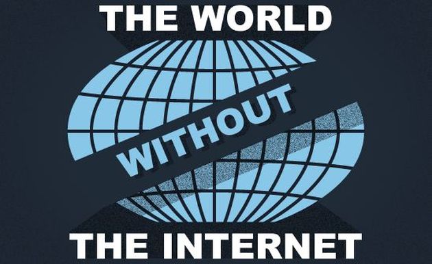 Una infografía que nos enseña como sería un mundo donde no existe internet