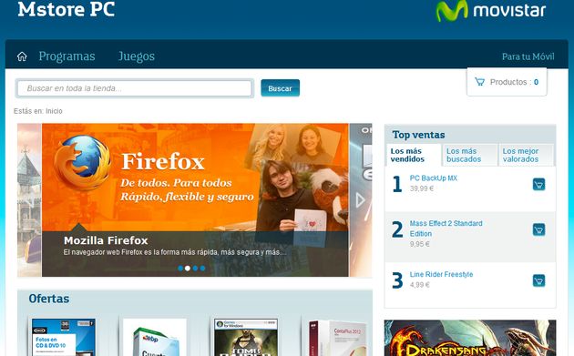 Mstore PC, el directorio de software y juegos para PC de Movistar