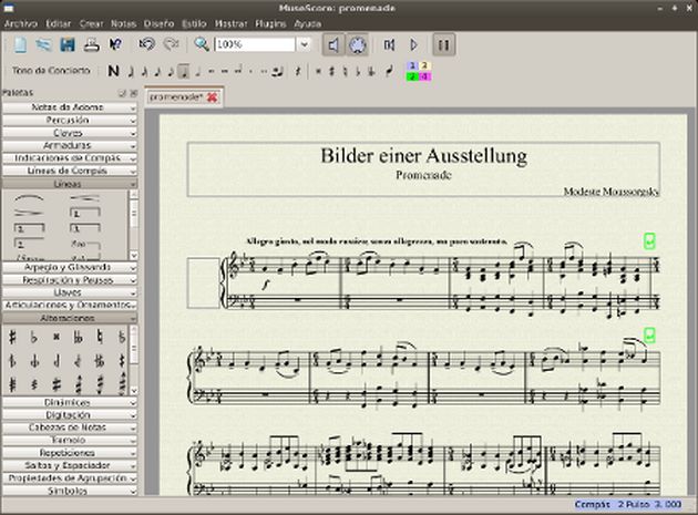 MuseScore, software libre y multiplataforma para notación musical