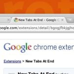 New Tabs At End, una extensión para que las nuevas pestañas abiertas en Chrome se sitúen al final