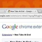 New Tabs At End, una extensión para que las nuevas pestañas abiertas en Chrome se sitúen al final