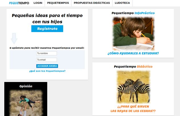PEQUETIEMPO, pequeñas ideas y consejos para pasar el tiempo con tus hijos