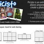 Picisto, crea online divertidos collages con tus fotografías