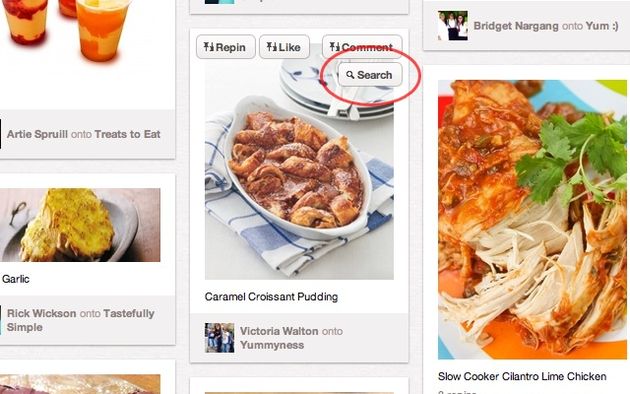 Pin Search, un nuevo botón para buscar información de las imágenes de Pinterest (Chrome)