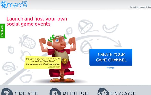 Qmerce, creación sencilla y gratuita de juegos sociales para promocionar tu marca o sitio