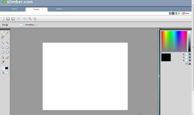 Slimber, una web para dibujar y compartir tus creaciones desde su galería