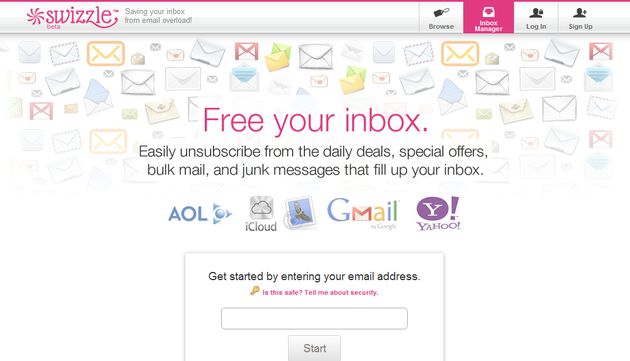 Swizzle Inbox Manager, date de baja en múltiples suscripciones y boletines de correo