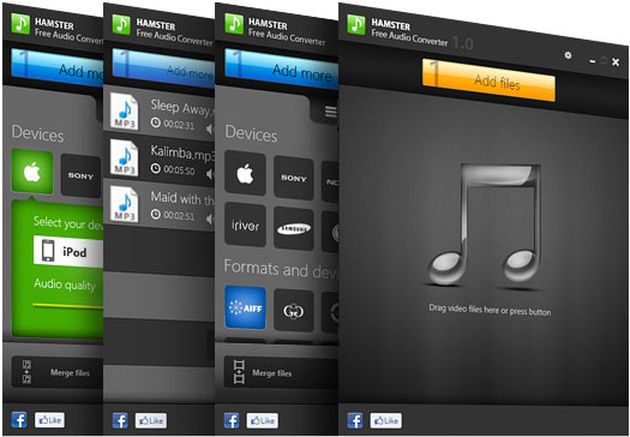 Hamster Free Audio Converter, potente conversor gratuito para archivos de audio
