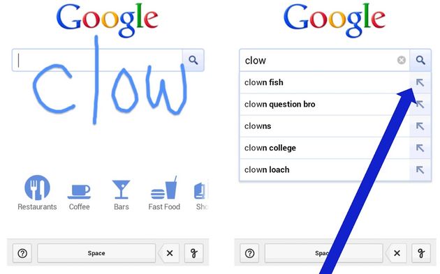 Ya podemos buscar en Google escribiendo con el dedo en la pantalla de nuestro smartphone