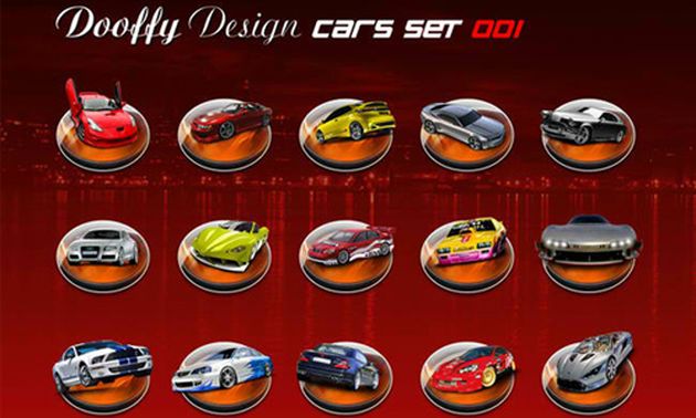 Excelente selección de iconos gratis con 30 packs de automóviles de todos los tiempos