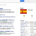 Toda la información de Londres 2012 en Google: competiciones, medallero, seguimiento por país o deporte, etc