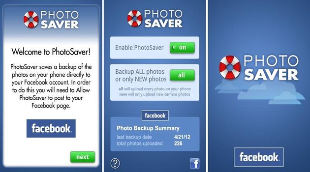 Photo Saver, copias de seguridad de las fotos de tu Android en Facebook
