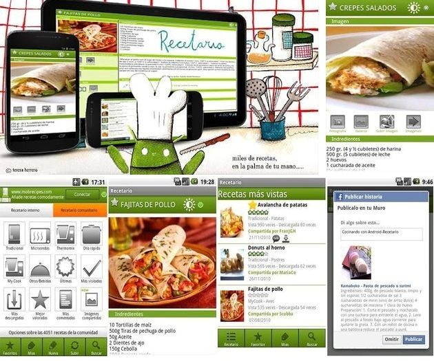 Recetario, app Android gratuita para que tengas siempre a mano miles de recetas