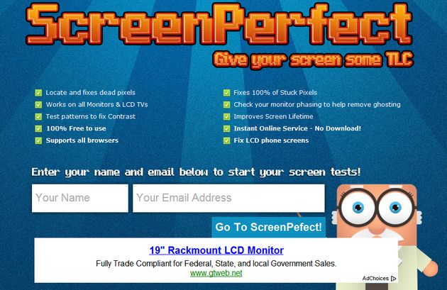 ScreenPerfect, repara píxeles muertos con esta utilidad web gratuita