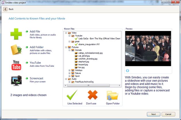 Smideo: soft gratis para crear presentaciones con fotos, vídeos y screencasts