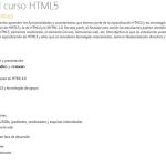 Tutorial de HTML5 gratuito y en español, cortesía de Microsoft