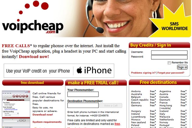 VoipCheap, llamadas gratuitas a teléfonos fijos de más de 30 países