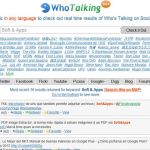 WhoTalking, descubre de que temas se habla en las redes sociales