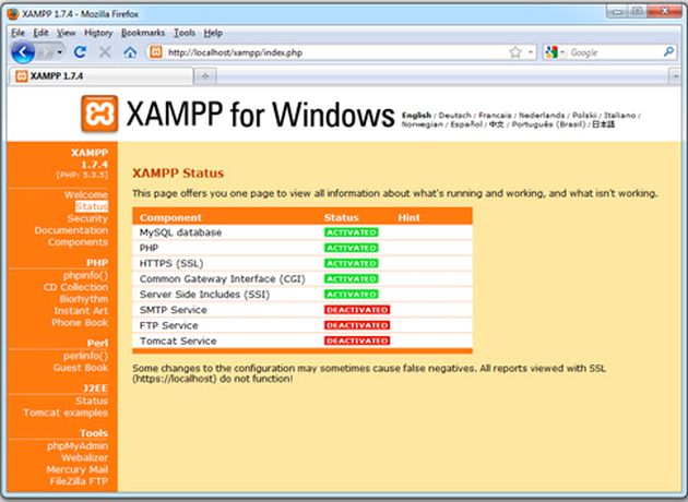 Nueva versión 1.8.0 de XAMPP, la popular distribución con servidor web local Apache