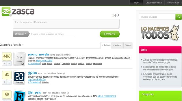 El cierre de Vagos.es que ahora redirige al agregador de contenidos Zasca