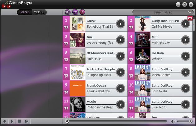 CherryPlayer, excelente reproductor de audio y vídeo para archivos locales o vía streaming