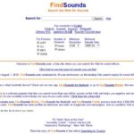 FindSounds: mayor buscador para audios, sonidos y efectos de sonido