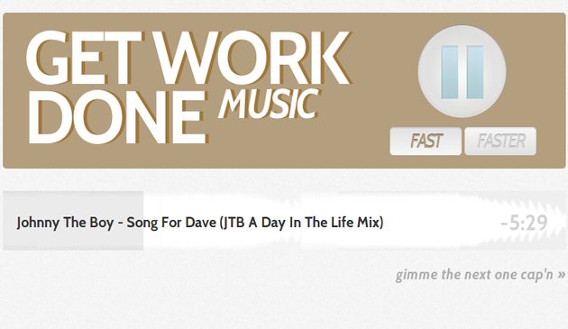 GetWorkDoneMusic, música electrónica para acompañar tus tareas reiterativas