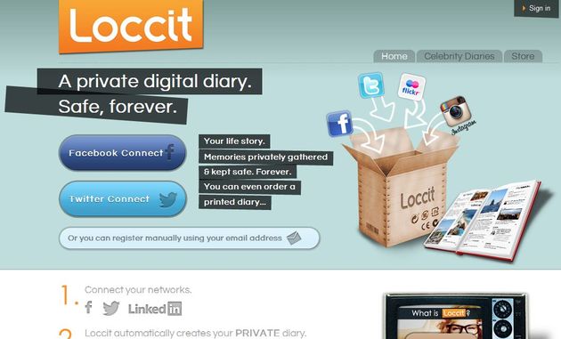Loccit, genera un diario personal privado con tus publicaciones en las redes sociales