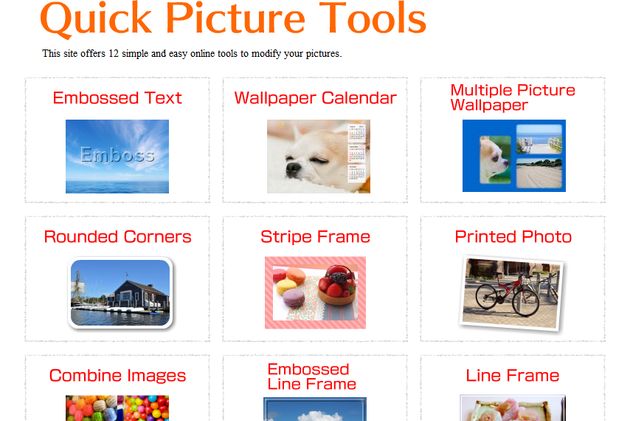 Quick Picture Tools, una docena de herramientas online para edición rápida de imágenes