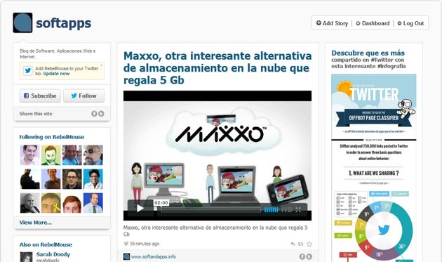 RebelMouse, una forma muy elegante de ver y compartir tus contenidos sociales