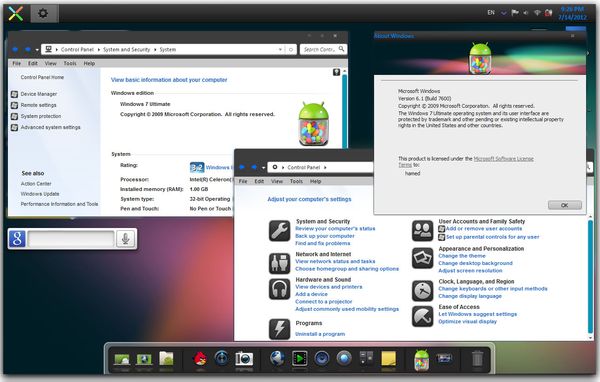 Android Jelly Bean Skin Pack, un tema gratuito para transformar tu Windows 7 en Android Jelly Bean