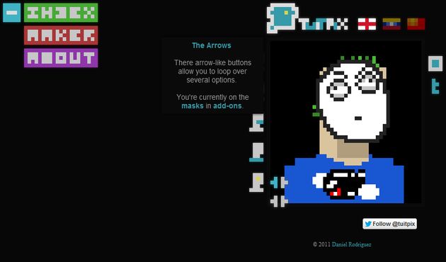 Tuitpix, crea avatares en estilo "Pixel Art" con esta utilidad web en HTML5