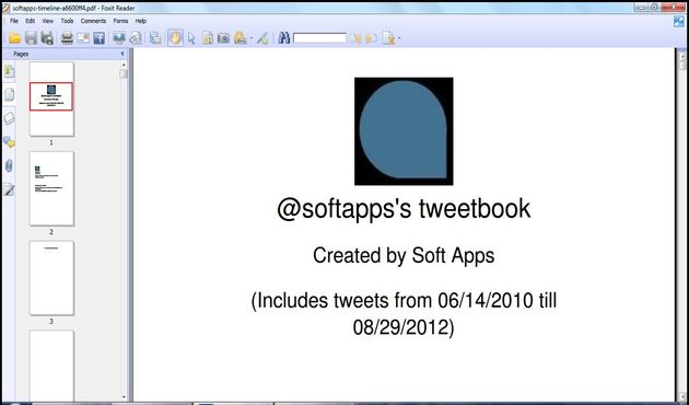 Tweetbook, crea un eBook en PDF con tus tweets en Twitter