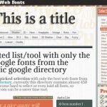 Bestwebfonts, amplia selección con las mejores fuentes de Google para implantar fácilmente en tus sitios