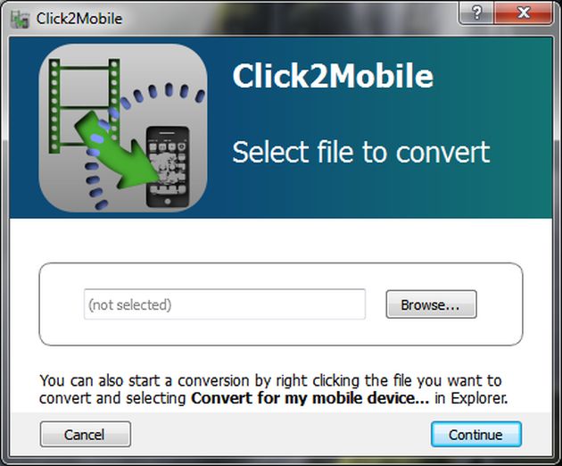 Click2Mobile, software gratuito para convertir vídeos con un par de clics