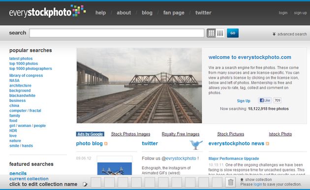 EveryStockPhoto, un buscador con millones de imágenes gratuitas