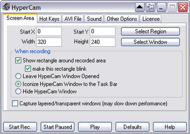 HyperCam, software gratis para grabar screencasts de nuestra actividad en pantalla