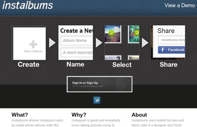 Instalbums, crea álbumes con tus fotos de Instagram y compártelos con tus amigos