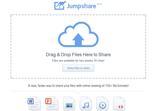 Jumpshare, la forma más rápida y cómoda de compartir pequeños archivos de hasta 100 Mb