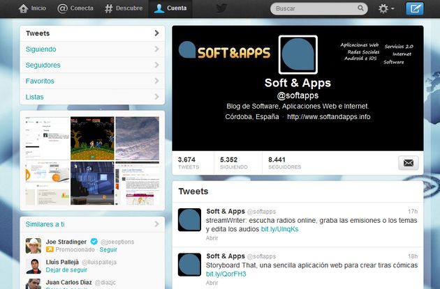 Twitter ya admite cabeceras en el perfil, como Facebook y Google+