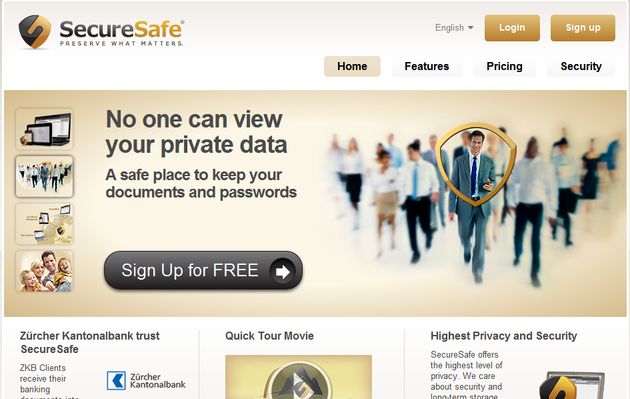 SecureSafe, una caja de seguridad en la nube