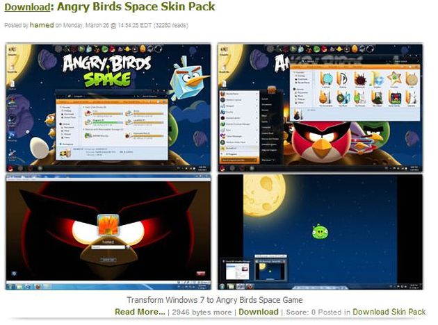 Skin Pack: un directorio de temas gratuitos para Windows Xp, Vista y 7