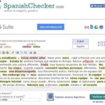 SpanishChecker: un corrector online de gramática y ortografía en español