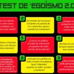 Una infografía para conocer nuestro nivel de egoísmo en las redes sociales por medio de un test